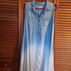 OSO Casuals Dip Dyed A-line Hi-low Dress